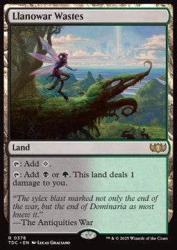 Llanowar Wastes⁣ - Commander: Tarkir: Dragonstorm⁣ (Rare)⁣ [376]