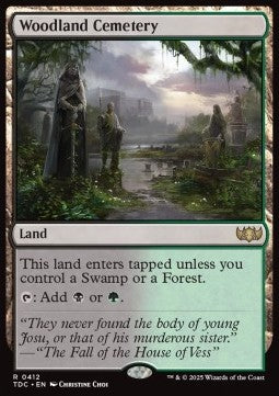 Woodland Cemetery⁣ - Commander: Tarkir: Dragonstorm⁣ (Rare)⁣ [412]