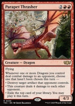 Parapet Thrasher⁣ - Commander: Tarkir: Dragonstorm⁣ (Rare)⁣ [36]