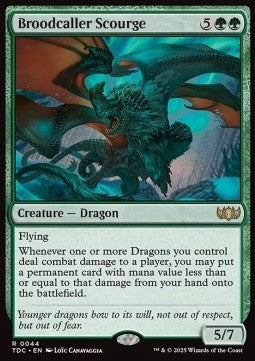Broodcaller Scourge⁣ - Commander: Tarkir: Dragonstorm⁣ (Rare)⁣ [44]