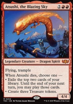Atsushi, the Blazing Sky⁣ - Commander: Tarkir: Dragonstorm⁣ (Mythic)⁣ [204]