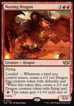 Nesting Dragon⁣ - Commander: Tarkir: Dragonstorm⁣ (Rare)⁣ [225]