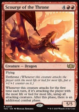 Scourge of the Throne⁣ - Commander: Tarkir: Dragonstorm⁣ (Rare)⁣ [230]