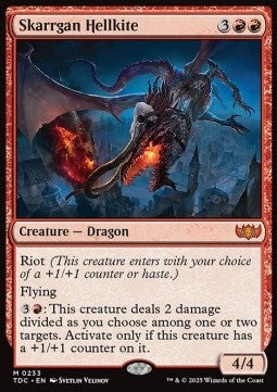 Skarrgan Hellkite⁣ - Commander: Tarkir: Dragonstorm⁣ (Mythic)⁣ [233]