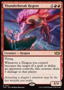 Thunderbreak Regent⁣ - Commander: Tarkir: Dragonstorm⁣ (Rare)⁣ [241]