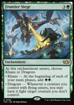 Frontier Siege⁣ - Commander: Tarkir: Dragonstorm⁣ (Rare)⁣ [256]