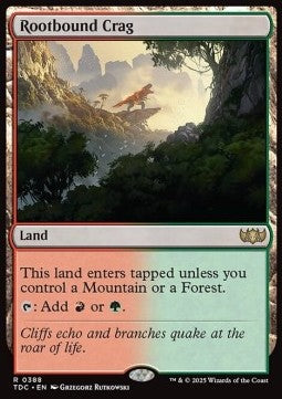 Rootbound Crag⁣ - Commander: Tarkir: Dragonstorm⁣ (Rare)⁣ [388]