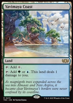Yavimaya Coast⁣ - Commander: Tarkir: Dragonstorm⁣ (Rare)⁣ [413]