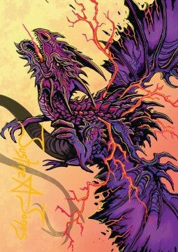 Art Series: Stormshriek Feral (V.2)⁣ - Tarkir: Dragonstorm: Extras⁣ (Tip Card)⁣ [A35]