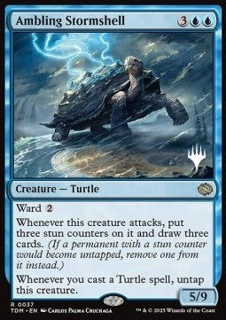 Ambling Stormshell (V.2)⁣ - Tarkir: Dragonstorm: Promos⁣ (Rare)⁣ [37]