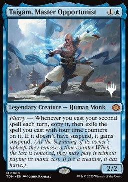 Taigam, Master Opportunist (V.2)⁣ - Tarkir: Dragonstorm: Promos⁣ (Mythic)⁣ [60]
