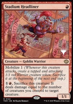 Stadium Headliner (V.2)⁣ - Tarkir: Dragonstorm: Promos⁣ (Rare)⁣ [122]