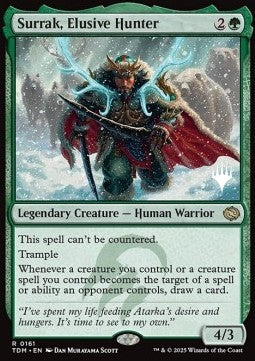 Surrak, Elusive Hunter (V.2)⁣ - Tarkir: Dragonstorm: Promos⁣ (Rare)⁣ [161]
