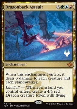 Dragonback Assault (V.2)⁣ - Tarkir: Dragonstorm: Promos⁣ (Mythic)⁣ [179]