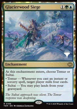 Glacierwood Siege (V.2)⁣ - Tarkir: Dragonstorm: Promos⁣ (Rare)⁣ [189]