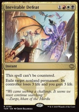 Inevitable Defeat (V.2)⁣ - Tarkir: Dragonstorm: Promos⁣ (Rare)⁣ [194]