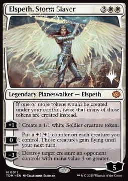Elspeth, Storm Slayer (V.2)⁣ - Tarkir: Dragonstorm: Promos⁣ (Mythic)⁣ [11]
