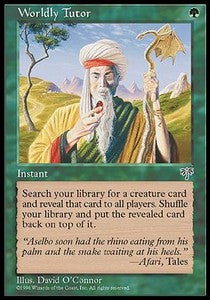 Worldly Tutor⁣ - Mirage⁣ (Uncommon)