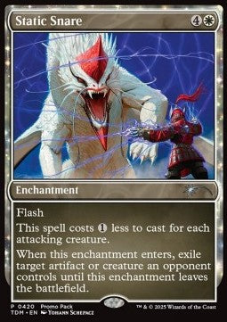 Static Snare⁣ - Tarkir: Dragonstorm: Promos⁣ (Uncommon)⁣ [420]