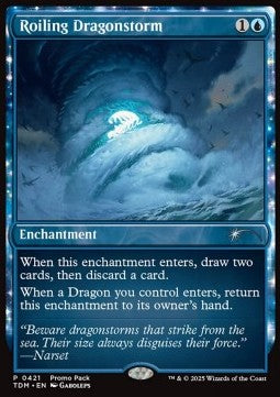 Roiling Dragonstorm⁣ - Tarkir: Dragonstorm: Promos⁣ (Uncommon)⁣ [421]