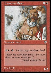 Dwarven Miner⁣ - Mirage⁣ (Uncommon)
