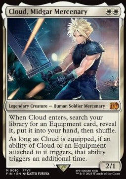 Cloud, Midgar Mercenary⁣ - Magic: The Gathering - FINAL FANTASY⁣ (Mythic)⁣ [10]