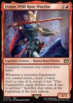 Firion, Wild Rose Warrior⁣ - Magic: The Gathering - FINAL FANTASY⁣ (Rare)⁣ [137]