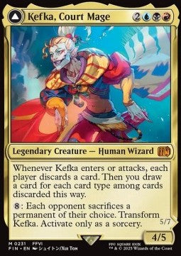 Kefka, Court Mage // Kefka, Ruler of Ruin⁣ - Magic: The Gathering - FINAL FANTASY⁣ (Mythic)⁣ [231]