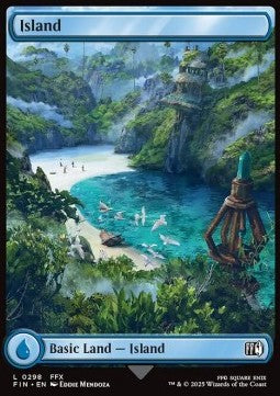 Island (V.2)⁣ - Magic: The Gathering - FINAL FANTASY⁣ (Land)⁣ [298]