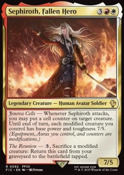 Sephiroth, Fallen Hero⁣ - Commander: Magic: The Gathering - FINAL FANTASY⁣ (Rare)⁣ [92]