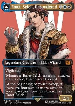 Emet-Selch, Unsundered // Hades, Sorcerer of Eld (V.1) - Magic: The Gathering - FINAL FANTASY: Extras (Mythic) [XFIN-394]