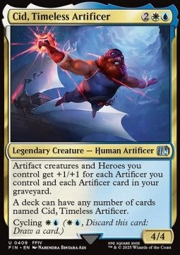 Cid, Timeless Artificer (V.3)⁣ - Magic: The Gathering - FINAL FANTASY: Extras⁣ (Uncommon)⁣ [409]
