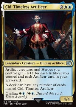 Cid, Timeless Artificer (V.8)⁣ - Magic: The Gathering - FINAL FANTASY: Extras⁣ (Uncommon)⁣ [414]