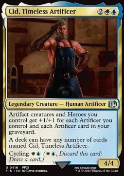 Cid, Timeless Artificer (V.10)⁣ - Magic: The Gathering - FINAL FANTASY: Extras⁣ (Uncommon)⁣ [416]