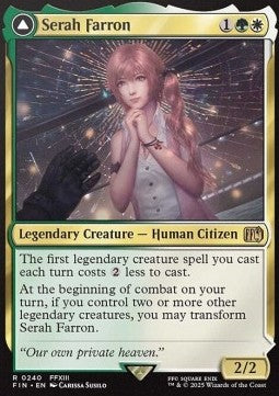 Serah Farron // Crystallized Serah⁣ - Magic: The Gathering - FINAL FANTASY⁣ (Rare)⁣ [240]