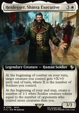 Heidegger, Shinra Executive⁣ - Commander: Magic: The Gathering - FINAL FANTASY: Extras⁣ (Rare)⁣ [136]