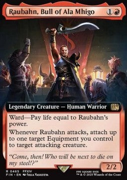 Raubahn, Bull of Ala Mhigo (V.2)⁣ - Magic: The Gathering - FINAL FANTASY: Extras⁣ (Rare)⁣ [465]