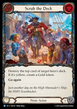 Scrub the Deck (Rainbow Foil)⁣ - High Seas⁣ (Rare)⁣ [147]