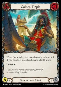 Golden Tipple (Blue) (Rainbow Foil)⁣ - High Seas⁣ (Common)⁣ [161]