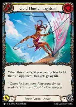 Gold Hunter Lightsail (Rainbow Foil)⁣ - High Seas⁣ (Common)⁣ [162]