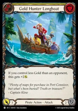 Gold Hunter Longboat (Rainbow Foil)⁣ - High Seas⁣ (Common)⁣ [163]