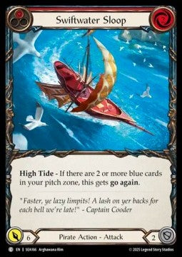 Swiftwater Sloop (Red) (Rainbow Foil)⁣ - High Seas⁣ (Common)⁣ [166]