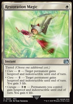 Restoration Magic⁣ - Magic: The Gathering - FINAL FANTASY⁣ (Uncommon)⁣ [30]