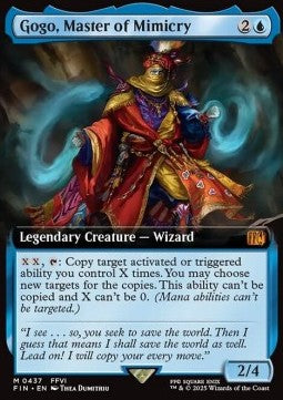 Gogo, Master of Mimicry (V.2)⁣ - Magic: The Gathering - FINAL FANTASY: Extras⁣ (Mythic)⁣ [437]