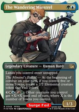 The Wandering Minstrel (V.3)⁣ - Magic: The Gathering - FINAL FANTASY: Extras⁣ (Rare)⁣ [548]