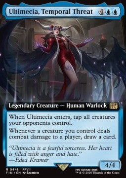 Ultimecia, Temporal Threat (V.1)⁣ - Magic: The Gathering - FINAL FANTASY: Extras⁣ (Rare)⁣ [441]