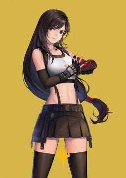 Art Series: Tifa, Martial Artist (V.2)⁣ - Magic: The Gathering - FINAL FANTASY: Extras⁣ (Tip Card)⁣ [A52]