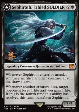 Sephiroth, Fabled SOLDIER // Sephiroth, One-Winged Angel⁣ - Magic: The Gathering - FINAL FANTASY: Promos⁣ (Mythic)⁣ [115]