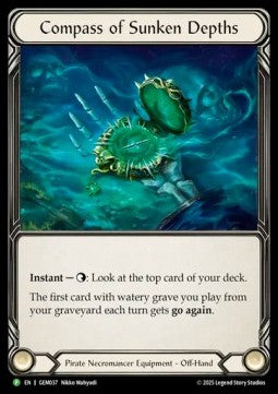 Compass of Sunken Depths (Cold Foil) - GEM Pack Promos (Promo) [GEM-037]