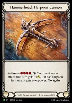 Hammerhead, Harpoon Cannon (Cold Foil)⁣ - GEM Pack Promos⁣ (Promo)⁣ [038]
